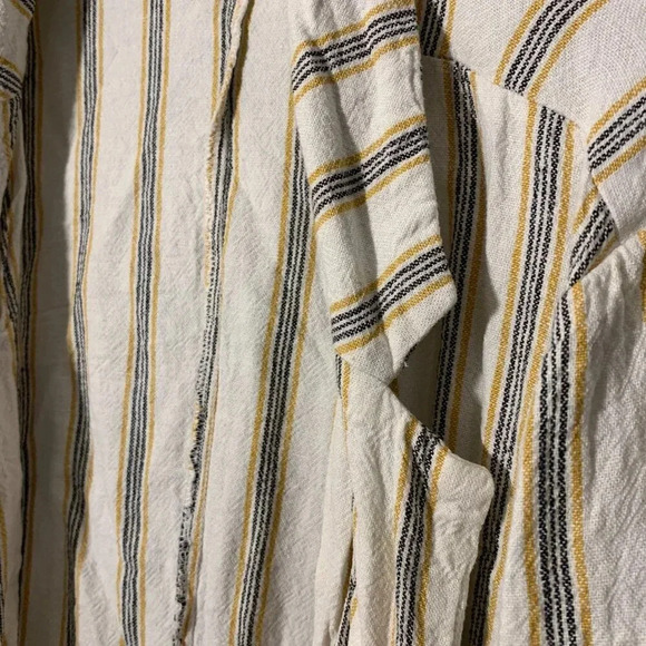 Maurices Linen Blazer - Cream, Yellow & Black - Picture 7 of 9